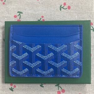 Goyard Wallet Blue Cardholder
